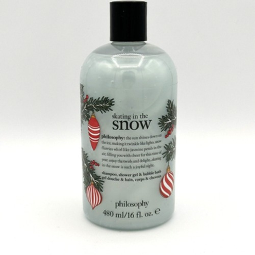 Philosophy Skating In The Snow 3 in‎ 1 Shampoo Bath Shower Gel 16oz / 480ml New